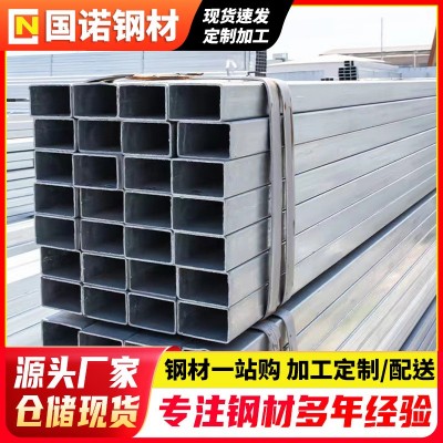 镀锌方管佛山现货 大口径低合金方通建筑用方钢管6米铁管空心方管图4