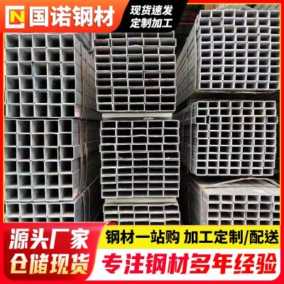 镀锌方管佛山现货 大口径低合金方通建筑用方钢管6米铁管空心方管图3