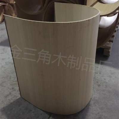 厂家定 制弯曲木 休闲椅配件U型曲木 简约异形胶合弯板木板加工图3