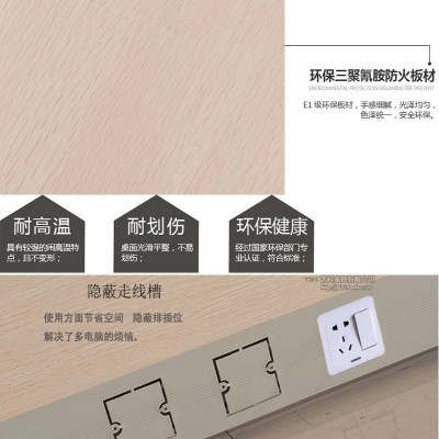 办公室屏风办公桌椅组合员工位电脑办工桌子单人卡座隔断现代简约图4