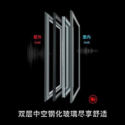 高端佛山断桥铝系统门窗隔音平开窗卧室铝合金门窗封阳台落地窗户图3