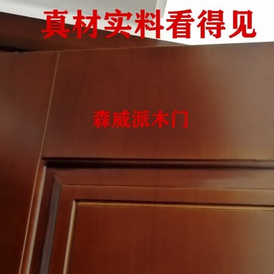 广东木门厂家批发房间全纯实木橡木门轻奢平开套装室内入户烤漆门图4
