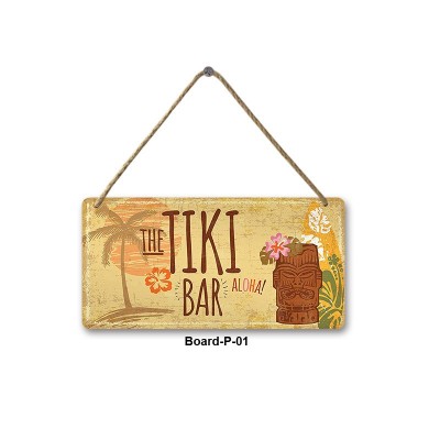 挂板家居墙面装饰画木牌Wooden Wall Plaque Sign跨境木板画图3