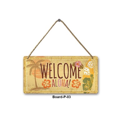 挂板家居墙面装饰画木牌Wooden Wall Plaque Sign跨境木板画图5