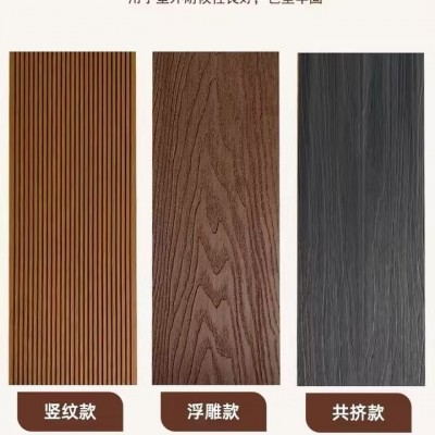 户外PE木塑地板木栈道护栏园林景观广场公园庭院露台生态木地板图4