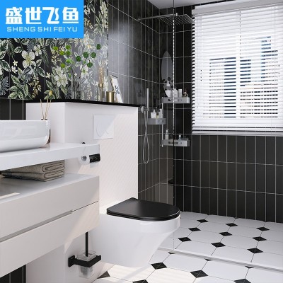简约北欧白色格子砖300×600凹凸面包砖厨房卫生间瓷砖阳台墙砖图3