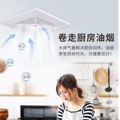 排气扇卫生间厨房浴室抽风静音集成吊顶换气扇天花板吸顶 式排风扇图2