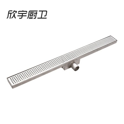 厂家供应新款墙角地漏三角形铜自封小侧排翻板 卫浴酒店工程图5
