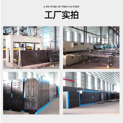 出口非洲东南亚钢木门 防盗门室内门工程款美式门彩钢门厂家定制图4