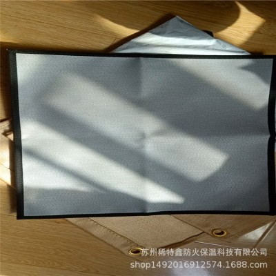 定制硅胶防火垫双面铝箔防火毯野营烧烤垫图4