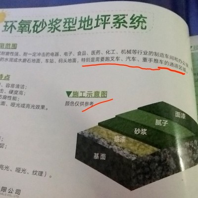 环氧树脂双组份地坪漆水泥地面耐磨地板漆室内外厂房工地通用油漆图2