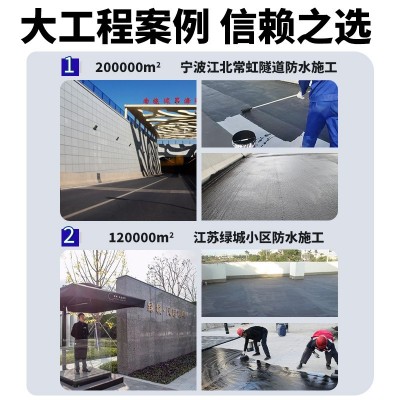 弹性防水涂料屋顶补漏液体卷材楼顶堵漏王沥青防水涂料聚 氨酯防水图2