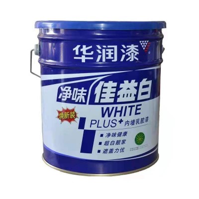 华润漆佳益白内墙乳胶漆净味环保无甲醛内墙水性华润乳胶漆17升图2