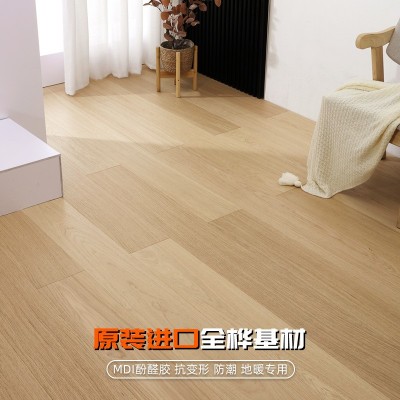 实木地板防潮抗变形家用卧室ENF级全桦欧洲橡木实木地板源头厂家图2