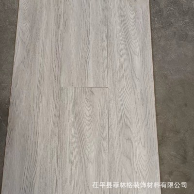 复合地板工厂木纹D107 9.5mm强化木地板锁扣金刚板防潮耐磨家用工图2