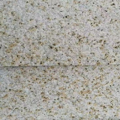 黄锈石火烧板浅黄色花岗岩 光面黄金麻 荔枝面广场地铺砖干挂石材