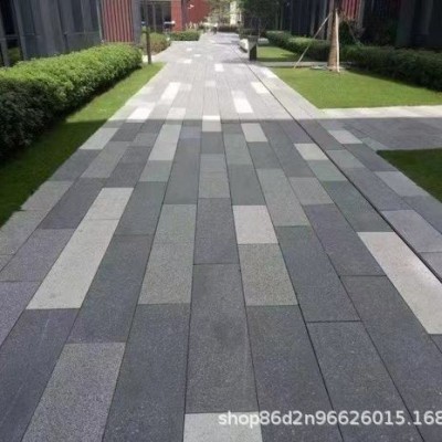 石材厂家花岗岩芝麻灰芝麻黑芝麻白黄锈石白麻黄金麻白锈石石材图2