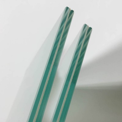 厂家直供3mm-19mm夹胶装饰丝网印刷玻璃可钢化用于建筑玻璃图1
