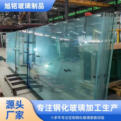 源头厂家加工特种超长超厚19MM超白钢化玻璃超白高透夹胶玻璃定制图1
