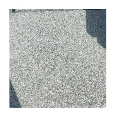 定制火烧板 花岗岩石材厂家直销 浅灰色荔枝面道路工程地铺石图5