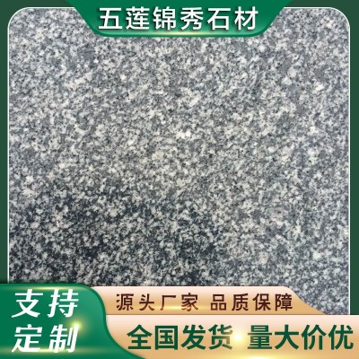 芝麻黑火烧板 室内外庭院建设铺设地铺板 花岗岩芝麻黑石板材厂家图2