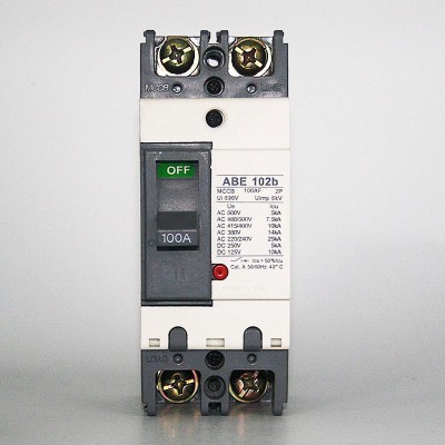 生产2P塑壳式断路器100A80A高品质ABE款东南亚市场紫铜交直流通用图2