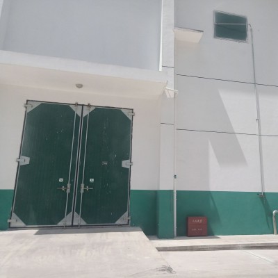 奥文手动电动密封粮仓门保温厂房重型粮库专用平开门推拉门折叠门图3