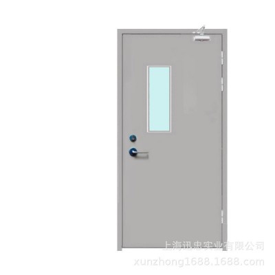 60分钟乙级钢质防火门厂家一门一证单开 双开消防门图3