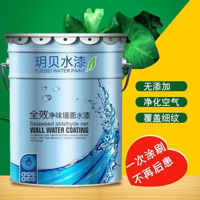 20公斤白色内墙水性面漆净味防霉绿色环保室内全效净味型墙面漆图4