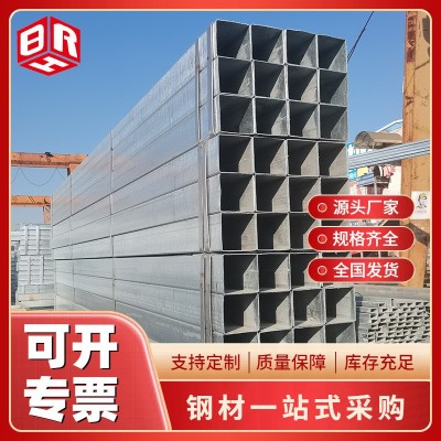 镀锌方管矩形管型材原厂直发钢结构制管建筑方通大棚钢管无缝方管图2