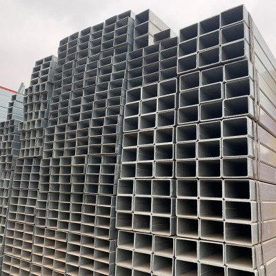 湖南20热度锌方管厂家4*6镀锌方钢管钢材市场批发国标矩形钢管图2