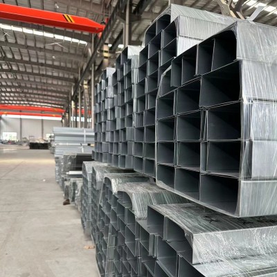 湖南锌铝美方矩管厂家热镀方通现货批发建筑斜撑钢梁50*100方钢管图3