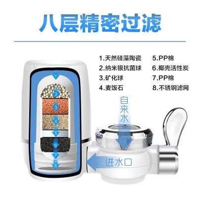 洁虎水龙头净水器厨房自来水前置过滤器家用净水机工厂一件代发图4
