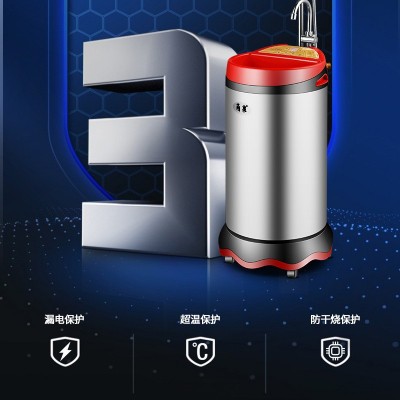 源头厂家一件代发移动洗澡机家用储水式电热水器双层不锈钢断电洗图4