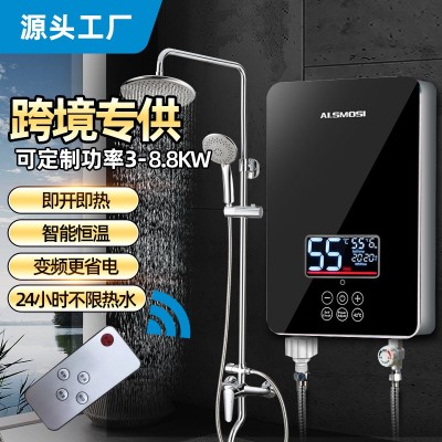 跨境专供110V即热式电热水器小型家用发廊速热淋浴洗澡恒 温小厨宝图2