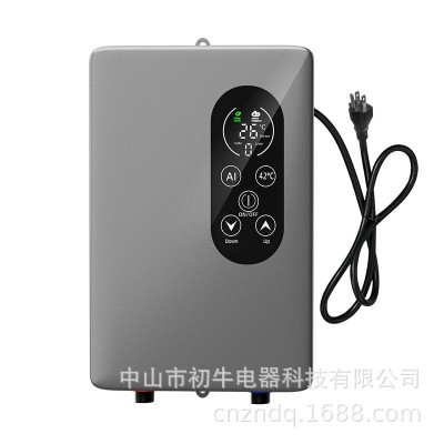 跨境快速家用出租房洗澡机小型即热式电热水器智能变频恒温淋浴图2