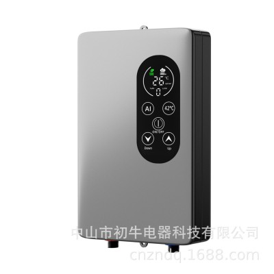 跨境快速家用出租房洗澡机小型即热式电热水器智能变频恒温淋浴图5