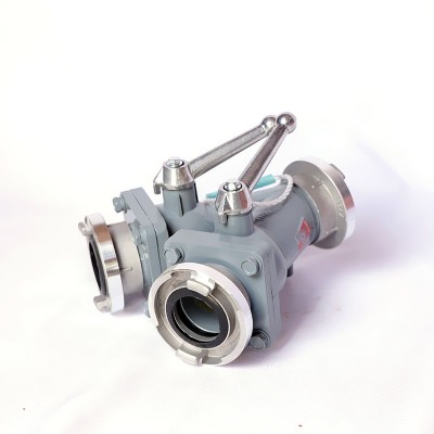 厂家批发消防专用二分水器 快插式二分水一进二出消防快速分水器图3
