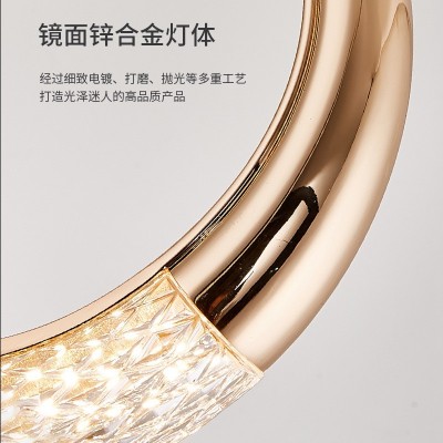 床头吊灯卧室床头灯现代简约网红灯北欧餐厅楼道玄关灯创意耳环灯图4