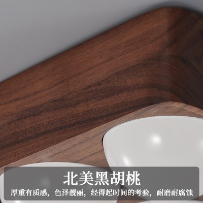 斗胆灯格栅灯卧室客厅无主灯复古天花灯新中式走廊过道 灯明装筒灯图3