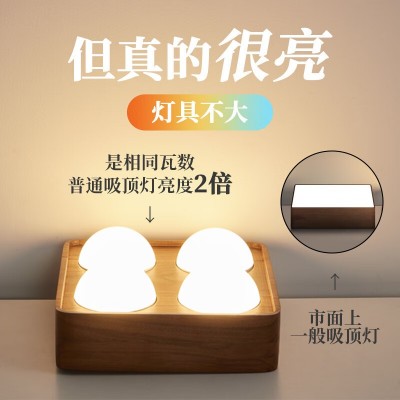 斗胆灯格栅灯卧室客厅无主灯复古天花灯新中式走廊过道 灯明装筒灯图2
