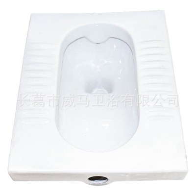 蹲便器 大便器直充蹲便器S弯蹲便器蹲坑蹲厕 陶瓷卫生间存水弯图5