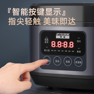 工厂现货正半球智能2~6人电饭锅多功能可预约家用3~5L电饭煲图4