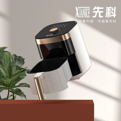 新款先科智能多功能家用机械款5L大容量防干烧一体电炸锅 空气炸锅图4