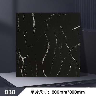 80X80地板贴1.2MM厚耐磨地板贴自贴PVC石塑地板加大商用家用地胶图2