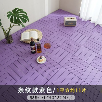 定制户外防腐塑料地板露台阳台花园庭院室外防水防虫pp拼接地板图4