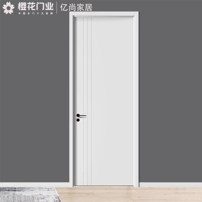 免漆卧室门实木门卫生间门木门室内门玻璃门工程现做卫生间厕所门图2
