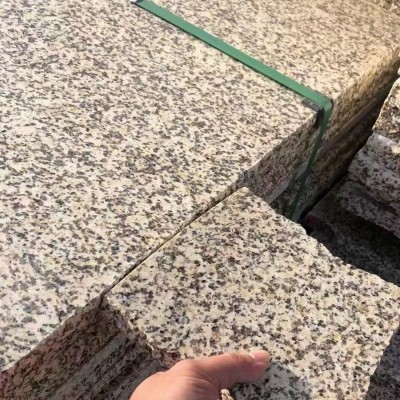 新卡拉麦里金石材花岗岩路沿石新卡麦大理石板黄金钻花岗岩地铺石图2