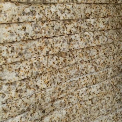 黄锈石黄金麻花岗岩荔枝面光面户外工程板外墙干挂石材板厂家批发图4