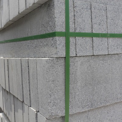花岗岩路沿石 芝麻灰机切面直角路边石 市政工程道路两侧安装图3